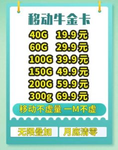 移动5元40g流量卡怎么办理(如何办理移动5元40g流量卡？)