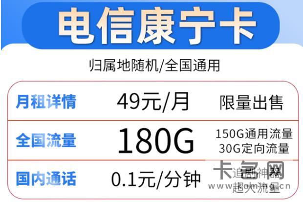 音巧、珠峰卡、康宁卡三款流量卡资费详情和优惠说明