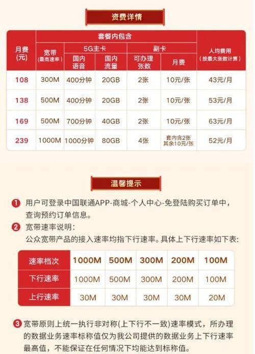 吉林省联通宽带套餐大全2023年最新资费