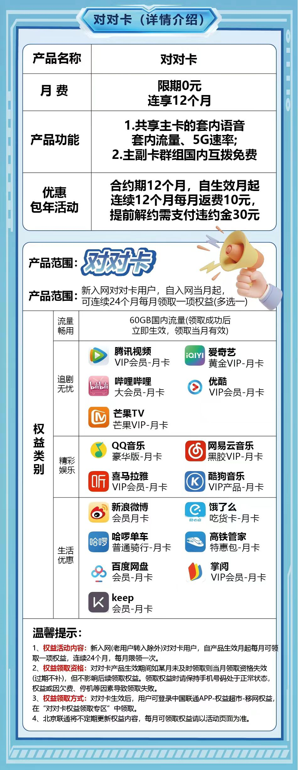 【激活返380元发车】#北京联通校园卡#0元用一年：120G流量+200分钟+送会员+副卡！详细介绍、办理入口及方法